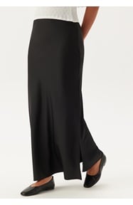 BUBBLEROOM Slit Satin Skirt