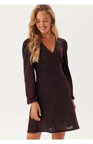 BUBBLEROOM Sparkling Puff Sleeve Dress