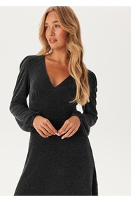 BUBBLEROOM Sparkling Puff Sleeve Dress