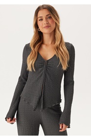 BUBBLEROOM Structure Cardigan Top