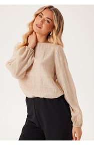 BUBBLEROOM Structured L/S Blouse 