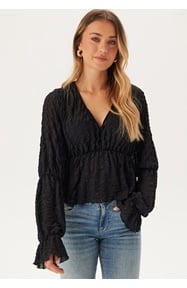 BUBBLEROOM V-Neck Flounce Blouse