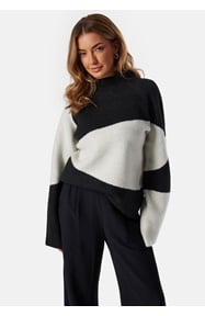 BUBBLEROOM Funnel Neck Knitted Sweater