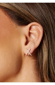 BY JOLIMA Cross Earring