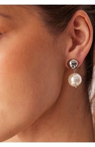 BY JOLIMA Jolie Pearl Earring, Steel