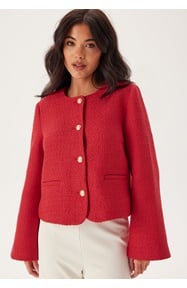 Chiara Forthi Wide Sleeve Bouclé Jacket