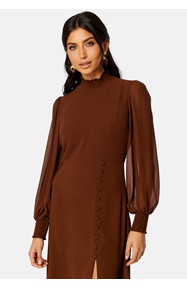 FOREVER NEW Sasha High Neck Midi Dress