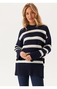 GANT Striped Textured C-neck