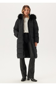 Happy Holly Hooded Padded Long Jacket