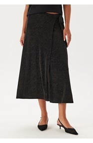 Happy Holly Sparkling Wrap Midi Skirt