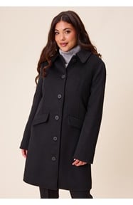 Happy Holly Straight Wool Blend Coat