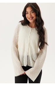 Happy Holly Trumpet Sleeve Lace Cardigan