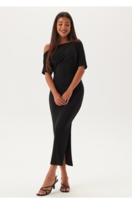 John Zack Off Shoulder Midaxi Dress