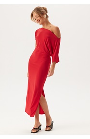 John Zack Off Shoulder Midaxi Dress