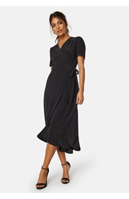 John Zack Short Sleeve Wrap Dress