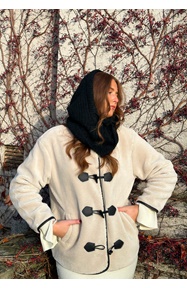 ONLY Onlmali Faux Fur Duffle Coat 