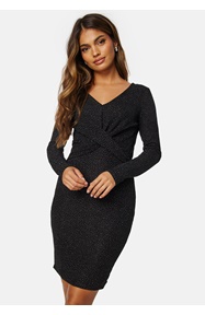 ONLY Queen V-Neck Glitter Dress