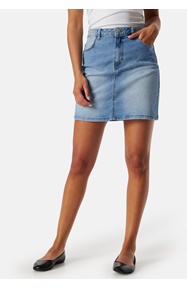 Pieces Pcpeggy HW Denim Skirt