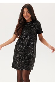 Pieces Pcserena Sequin Ss O-neck Dres