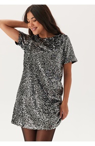 Pieces Pcserena Sequin Ss O-neck Dres