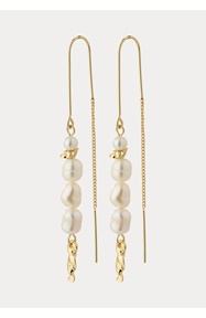 Pilgrim Berthe Pearl Chain Earrings Go