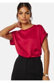 VILA Ellette S/S Satin Top