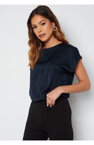 VILA Ellette S/S Satin Top