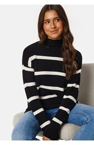 VILA Ril Mockneck L/S Knit Rib Top