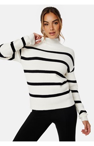 VILA Ril Mockneck L/S Knit Rib Top