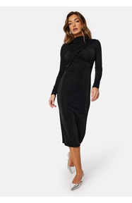 VILA Verona Funnel Neck Mid Dress