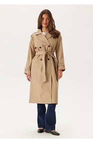 VILA Viaddison L/S LONG TRENCHCOAT 