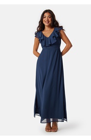 VILA Vifalia V-neck Long Dress