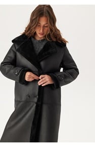 VILA Vimella Long Sherling Coat