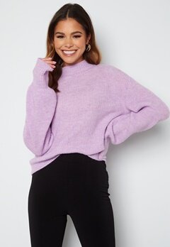 BUBBLEROOM Madina knitted sweater Dusty lilac bubbleroom.fi