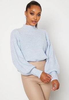 BUBBLEROOM Madina knitted sweater Light blue bubbleroom.fi