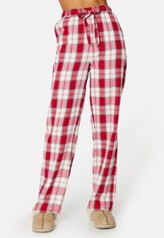 BUBBLEROOM Naya flannel pants Red / Checked bubbleroom.fi