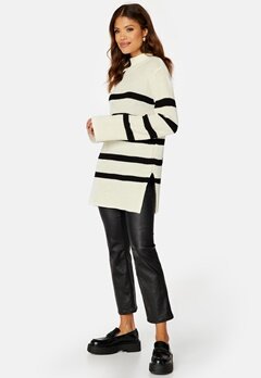 BUBBLEROOM Remy striped sweater White / Striped bubbleroom.fi