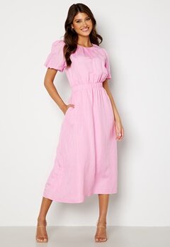 FOREVER NEW Noa Linen Midi Dress Pink bubbleroom.fi