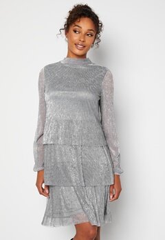 Happy Holly Beverly sparkling Dress Silver bubbleroom.fi