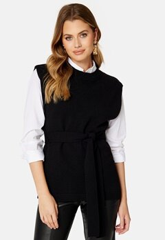 Happy Holly Luina knitted vest Black bubbleroom.fi