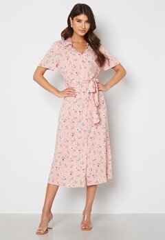 Happy Holly Ruthie shirt dress Pink / Patterned bubbleroom.fi