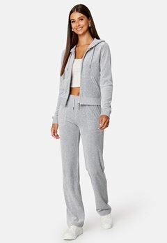 Juicy Couture Del Ray Classic Velour Pant SIlver Marl bubbleroom.fi