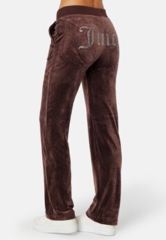 Juicy Couture Del Ray Diamante Track Pant Bitter Chocolate
 bubbleroom.fi