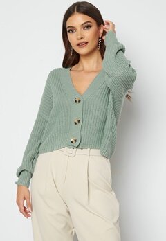 ONLY Carol Spring L/S Cardigan Chinois Green bubbleroom.fi