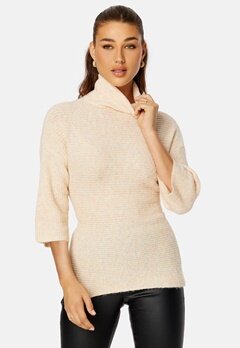 ONLY Marli Life 3/4 Long Pullover Pumice Stone Detail:
 bubbleroom.fi