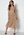 AngelEye Short Sleeve Sequin Embellished Midi Dress Taupe bubbleroom.fi