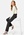 BUBBLEROOM Idarina soft flared suit trousers Black / Striped bubbleroom.fi