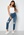 BUBBLEROOM Loreena distressed high waist jeans Medium denim bubbleroom.fi