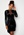 Chiara Forthi Donya Deep V-neck Dress Black bubbleroom.fi