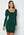 Chiara Forthi Moe puff sleeve dress Emerald green bubbleroom.fi